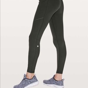lululemon speed up tight leggings black size 8